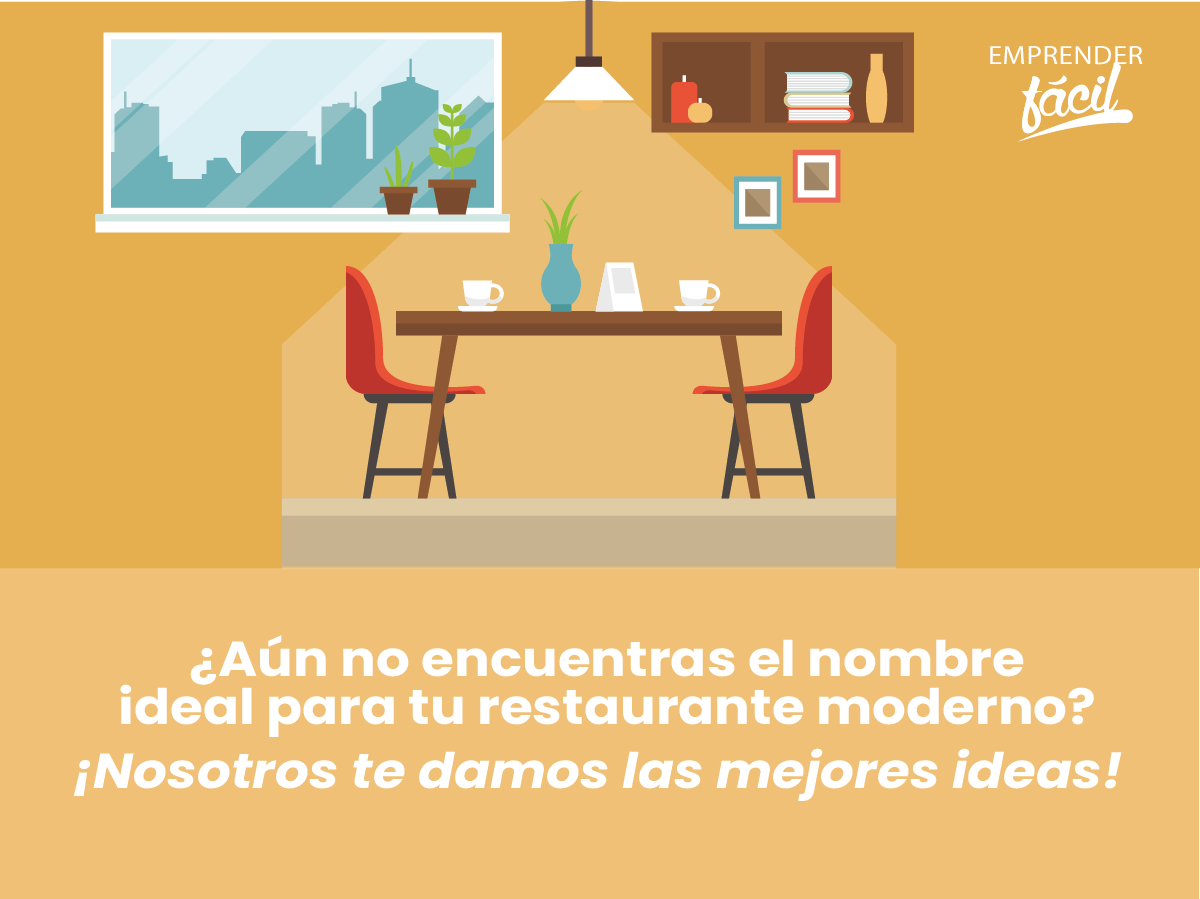 Nombres para Restaurantes Modernos ¡A la vanguardia!